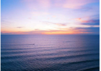 Sunset at sea